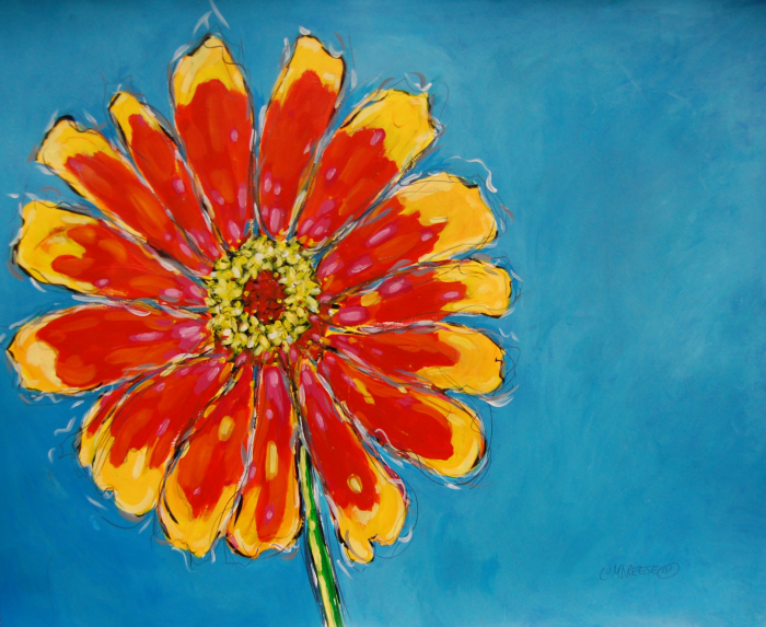 christi dreese. floral 37 x 48